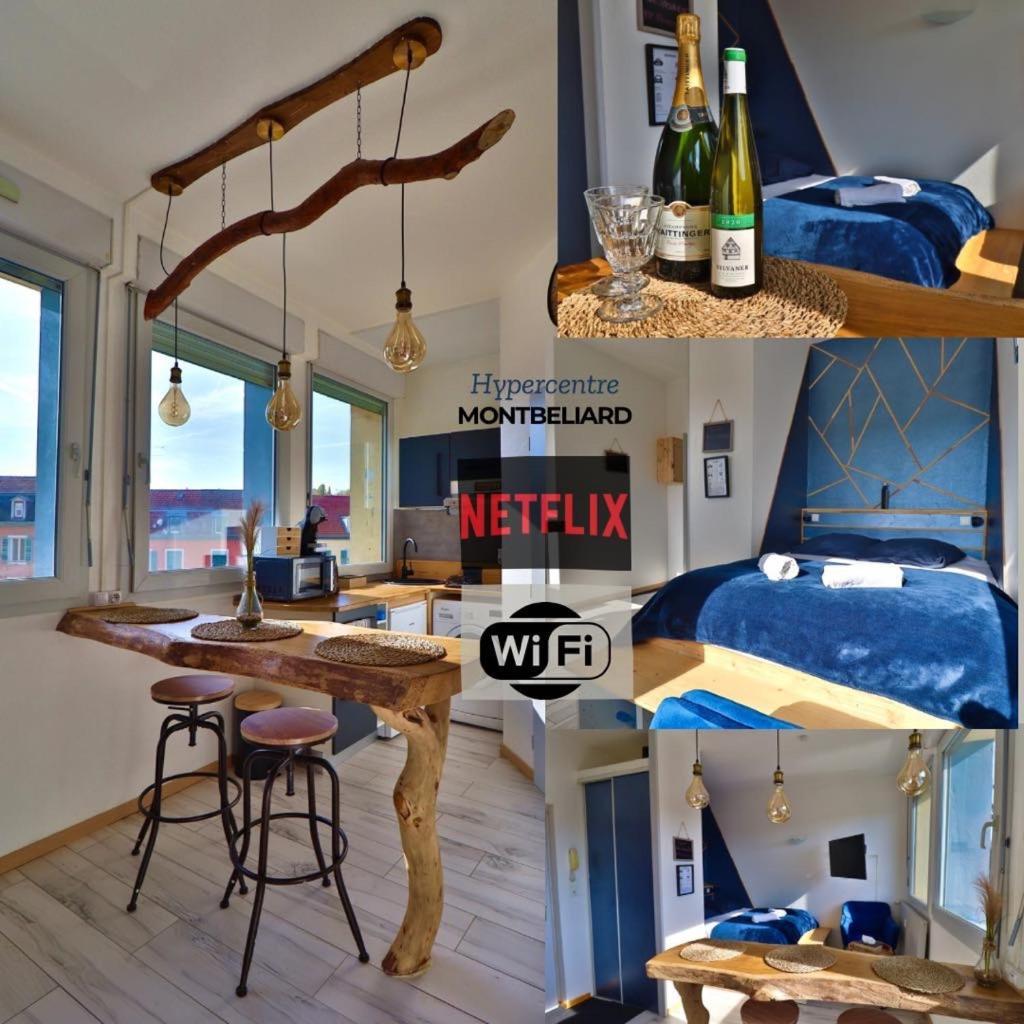Superbe Studio Cosy Et Atypique 3 Etoiles Монбельяр Экстерьер фото
